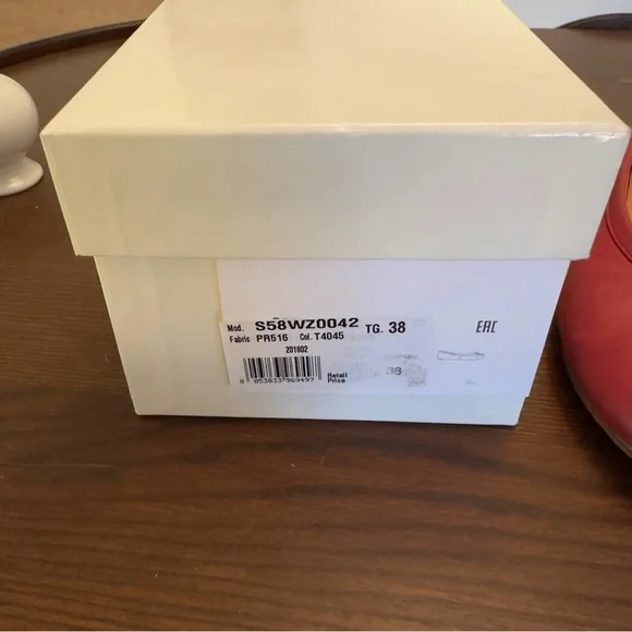 Maison margiela red tabi ballet flats - Picture 5 of 6